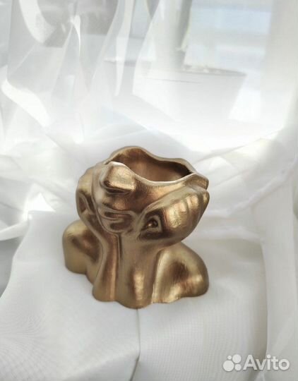 Силиконовый молд, кашпо