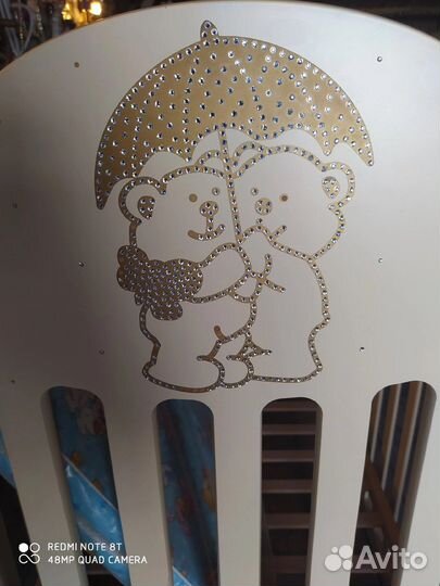 Кроватка детакая бамболино(италия)