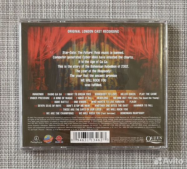 Queen-We Will Rock You-Original London Cast Rec CD