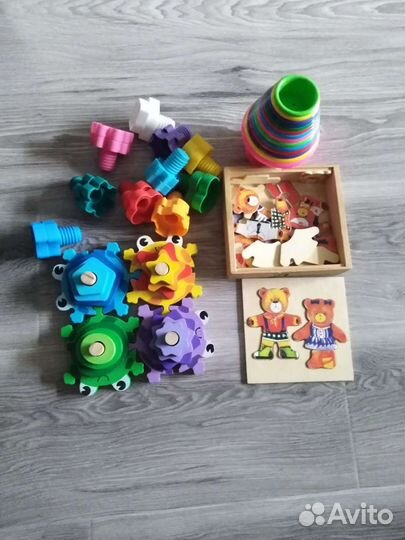 Развивающие игрушки от 1 года пакетом