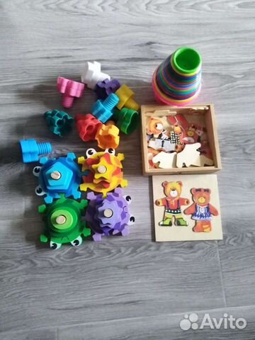 Развивающие игрушки от 1 года пакетом