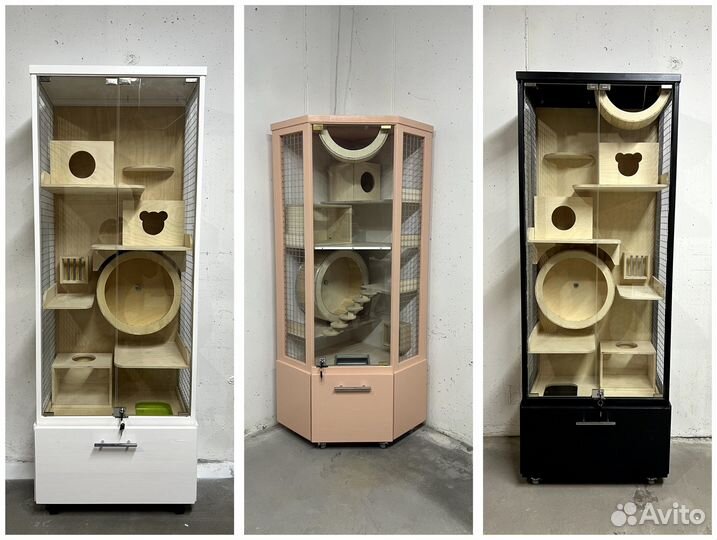 Клетки - Витрины для шиншилл