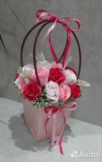 Букет мыльных роз