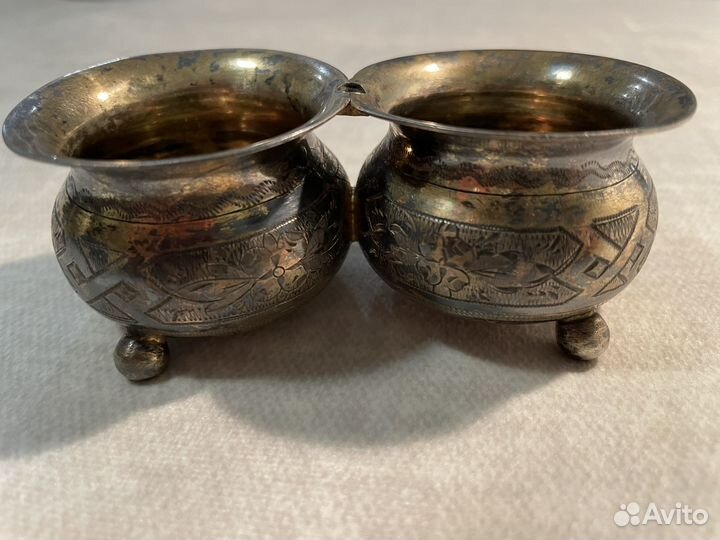 Антикварная солонка. 1890г