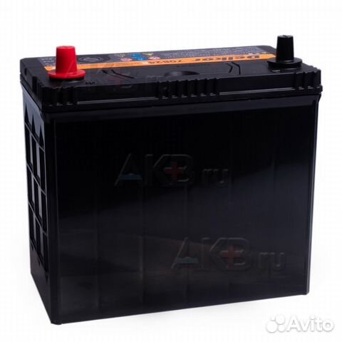 Аккумулятор автомобильный Delkor 70B24R (55L 480A