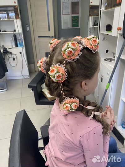 Ленточки в косы с бантами