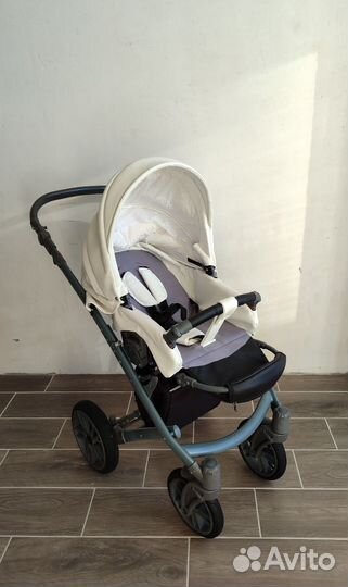 Коляска 3в1 Indigo Porto (Эко кожа)