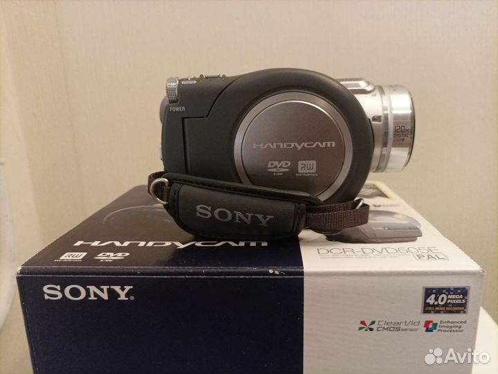 Видеокамера sony handycam DCR-DVD505E
