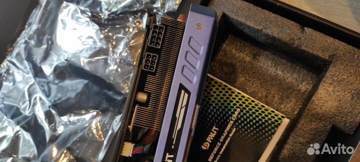 Видеокарта Palit geforce GTX 1080 8G на пломбах