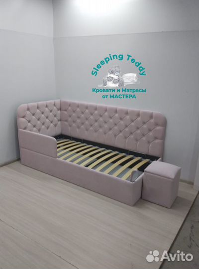 Детская кровать с мягкими бортами