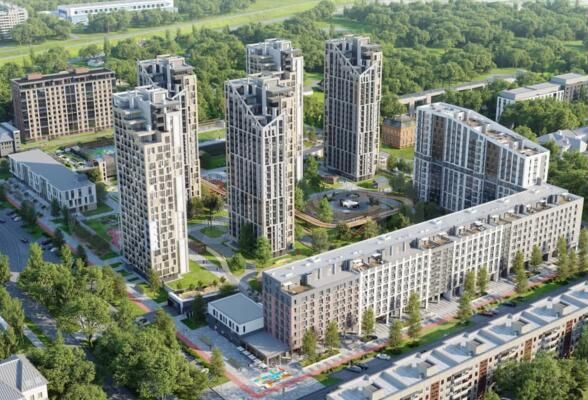 3-к. квартира, 67,1 м², 8/23 эт.