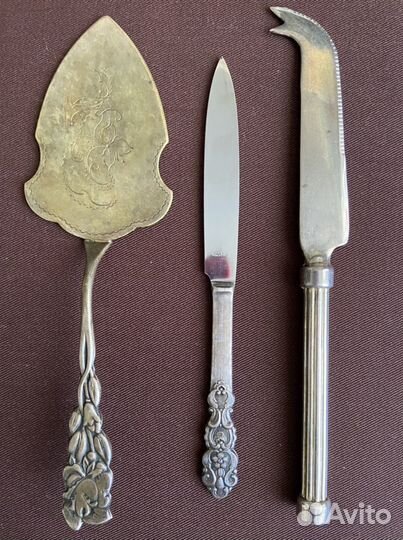 Набор Винтаж столовые приборы лопатка нож