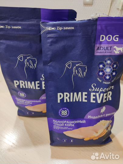 Сухой корм для собак Prime ever