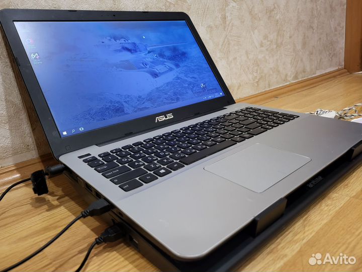 Игровой ноутбук asus i5/6/ssd480/g840