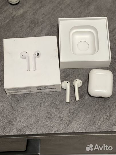 Беспроводные наушники apple airpods 2