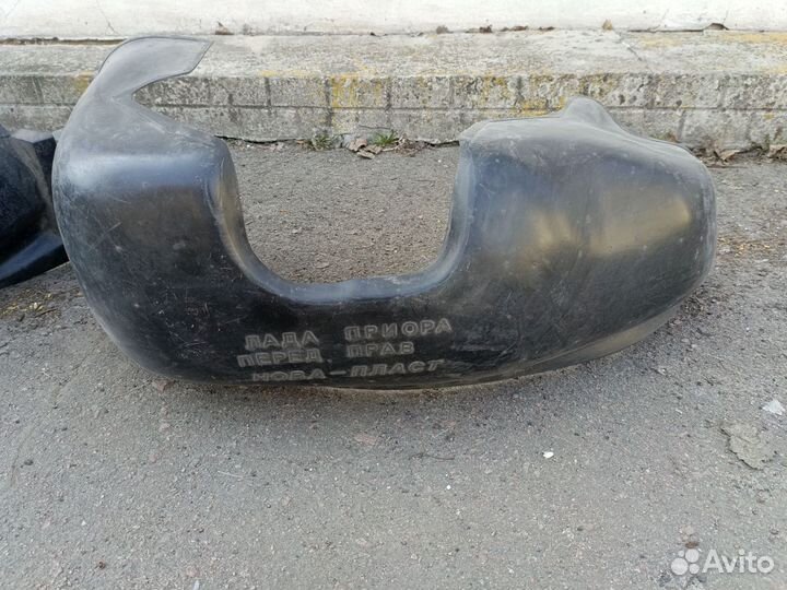 Подкрылки передние на lada-ваз Priora