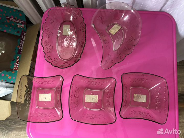 Посуда салатницы пластиковые