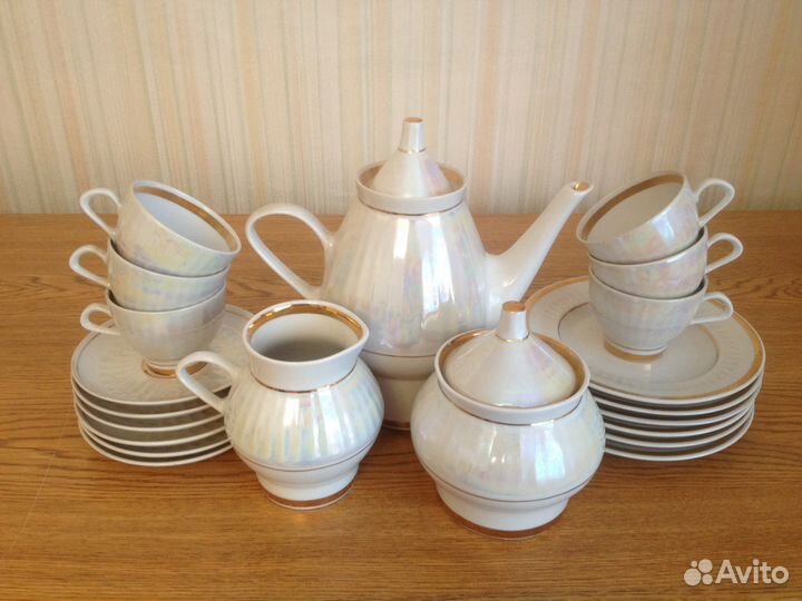 Сервиз кофейный СССР, две кофейные пары СССР