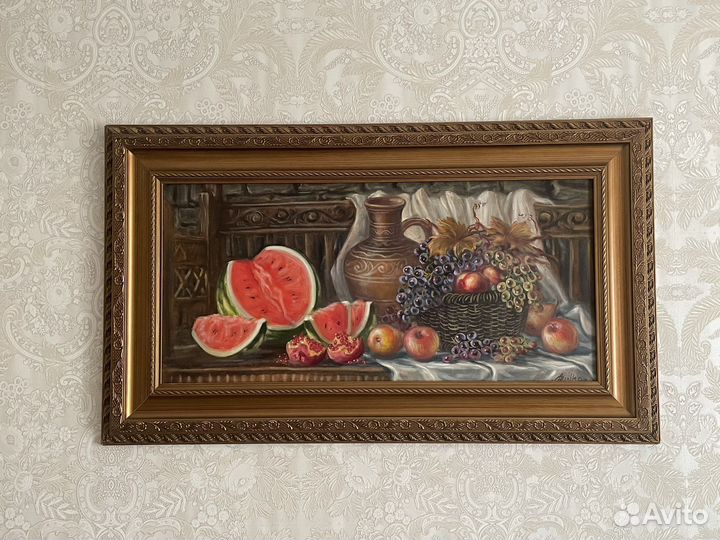 Картина маслом на холсте натюрморт