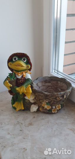 Кашпо-горшок для цветов керамический