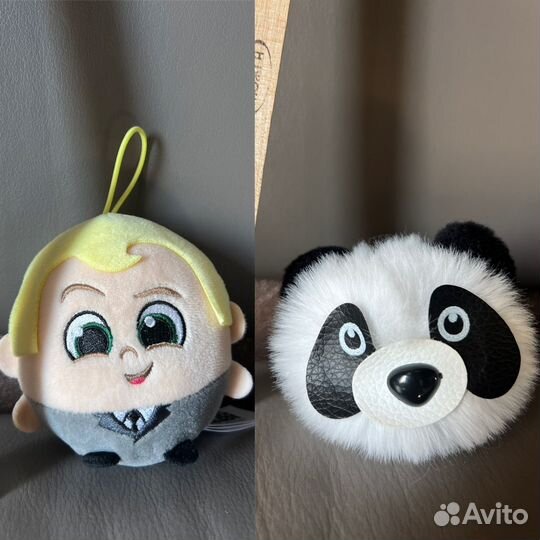 Мягкие игрушки пакетом разные