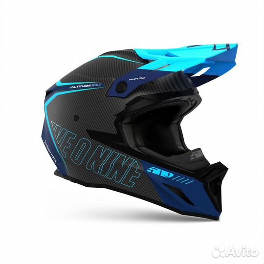 Шлем 509 Altitude 2.0 Carbon 3K Cyan Navy