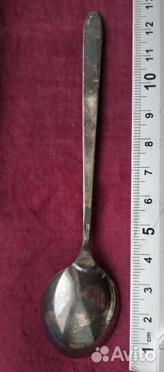 Ложки чайные серебро мельхиор