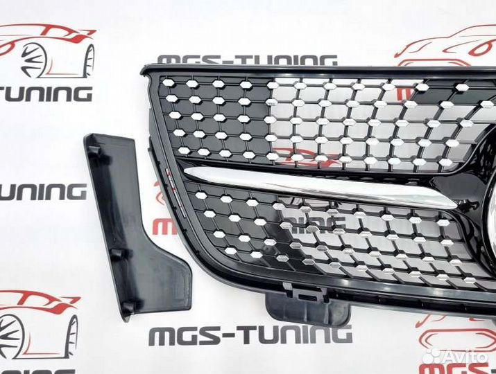 Решётка GL x164 Diamond Black 9-12 не для AMG рест