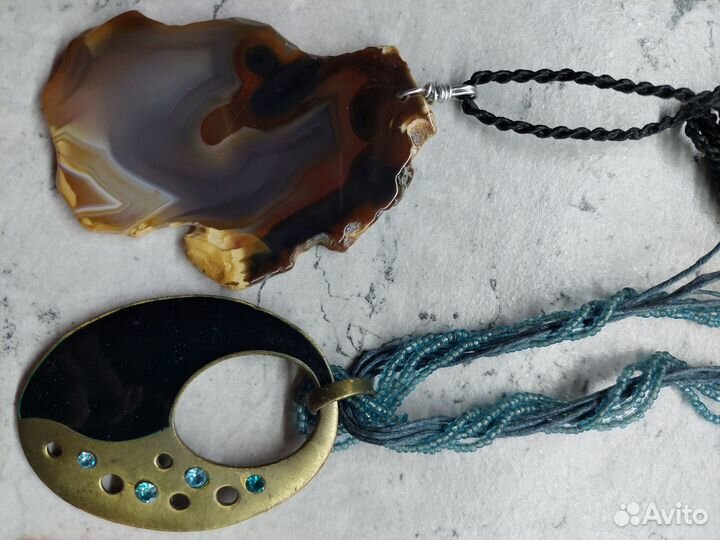 Бусы, подвески, браслет