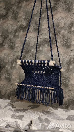 Детские качели макраме