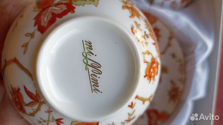 Чайный набор костяной фарфор