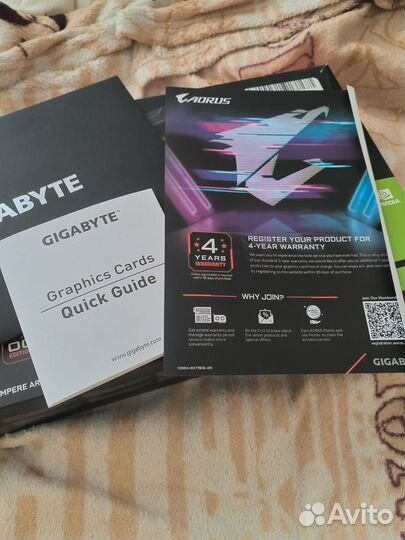 Видеокарта gigabyte rtx 3070 ti 8GB