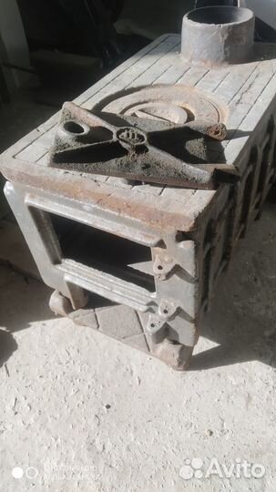 Печка буржуйка чугунная СССР