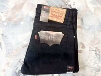 Джинсы Levi's 506 черные w 30 32 33 34 36 38