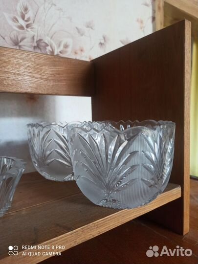 Салатница хрусталь конфетница, ваза СССР