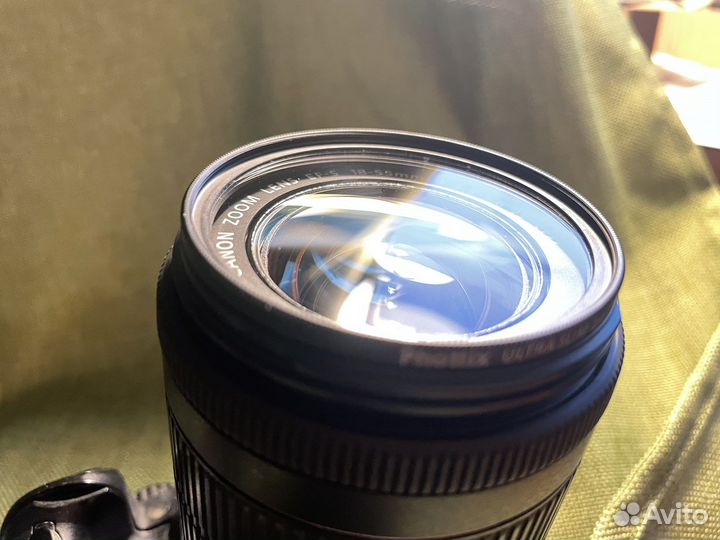 Объектив canon с фильтром