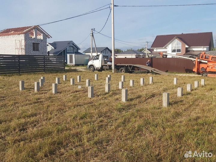 Жб сваи. Фундамент на жб сваях под ключ