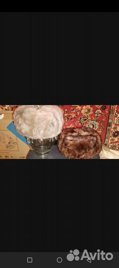 Шапка из пуха норки