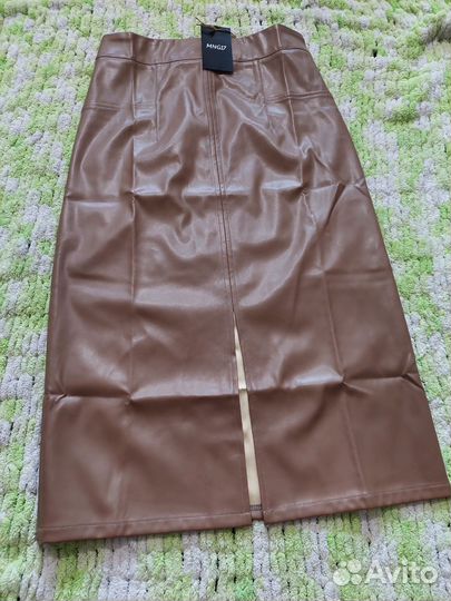 Юбка из экокожи новая женская,размер 42-44