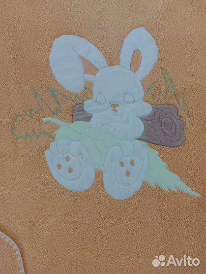 Плед одеяло плюшевый детский очень мягкий 100*100