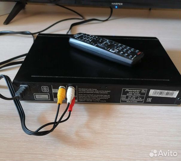 Dvd плеер Pioneer с USB разъёмом, рабочий