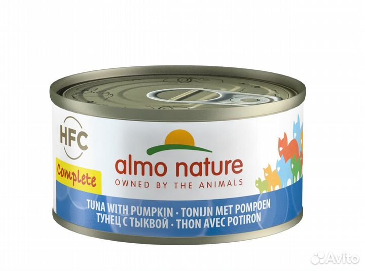 Almo Nature консервы полнорационные для кошек, с т