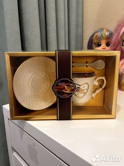Чайная кофейная пара набор