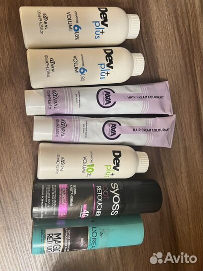 Краска для волос kaaral, оксиданты