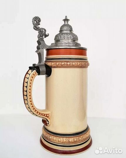 Антикварная Пивная кружка 1903 год Германия