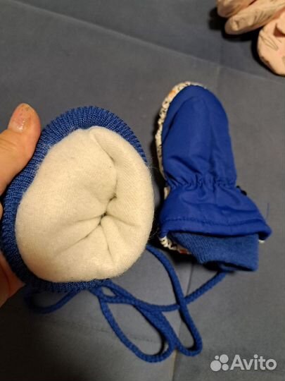 Варежки краги 1-2 года