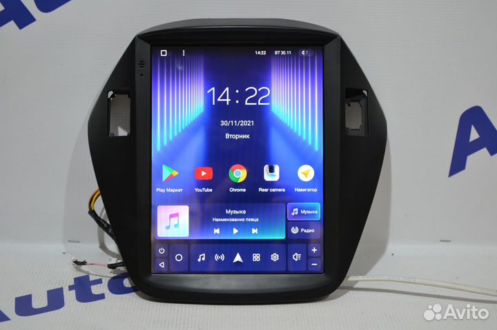 Android магнитола Tesla Hyundai IX35, есть Teyes