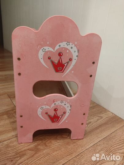 Кровать для кукол деревянная