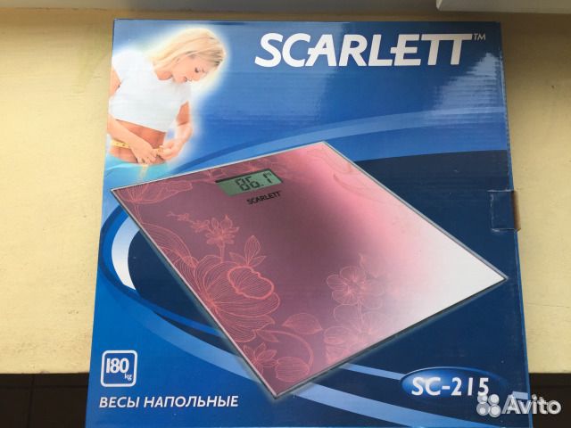 Весы новые Scarlett SC-215 в коробке