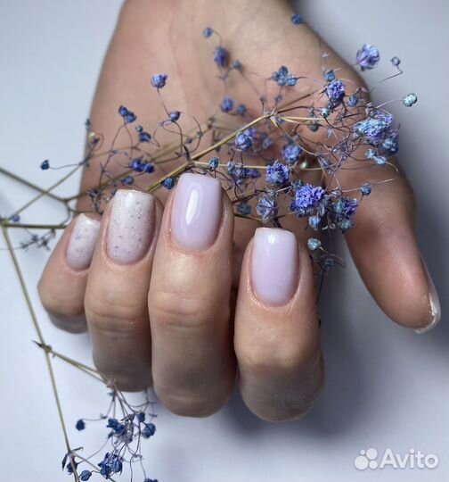 Маникюр наращивание ногтей